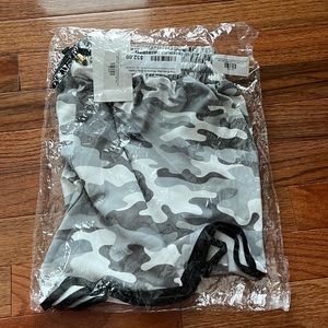 Commander Grey Camo Drawstring Everyday Shorts